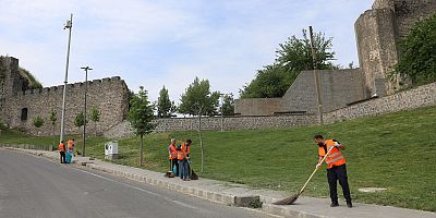 Diyarbakır’da Tarihi mekânlarda temizlik çalışması yapıldı